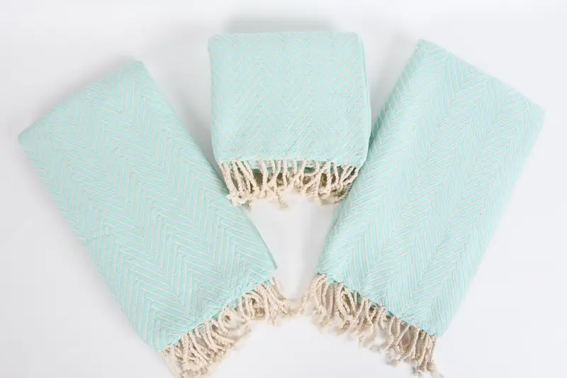 Sand-free peshtemal towel for the beach, Gift Towel, Personalized Turkish Towel, Wedding Gifts Towel, Lightweight towel, 70x40 Cotton Striped Towel - 6