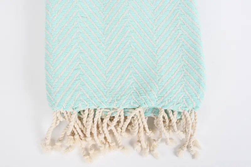 Sand-free peshtemal towel for the beach, Gift Towel, Personalized Turkish Towel, Wedding Gifts Towel, Lightweight towel, 70x40 Cotton Striped Towel - 3