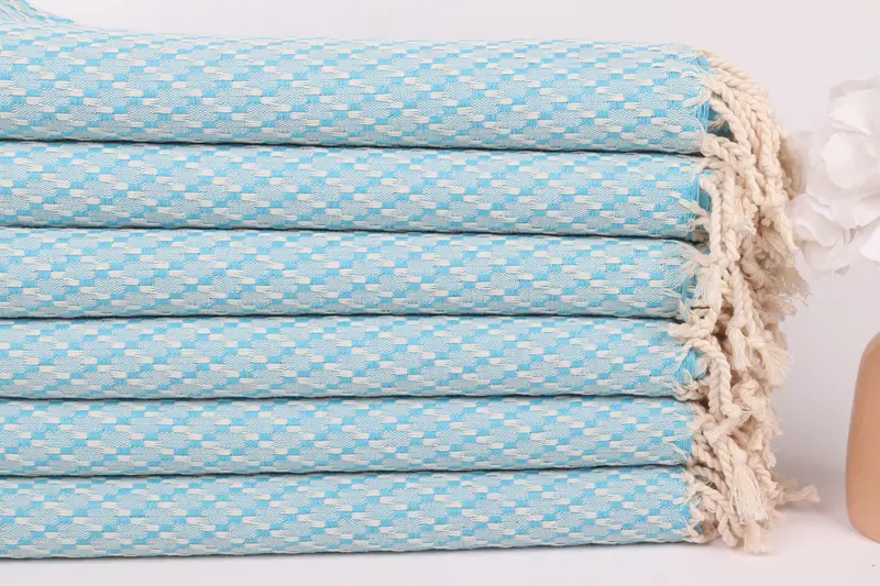 Gift For Him, Personalized Turkish Towel, Organic Towel, Bridal Shower Favors, Bachelorette Favor, Bachelorette Towel, 68x40 Cotton Geometric Towel - 3