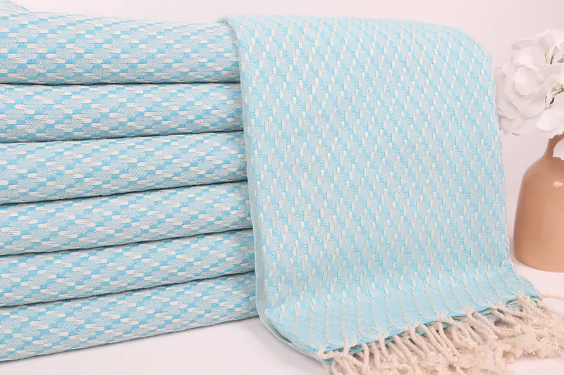 Gift For Him, Personalized Turkish Towel, Organic Towel, Bridal Shower Favors, Bachelorette Favor, Bachelorette Towel, 68x40 Cotton Geometric Towel - 2