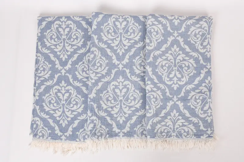 Personalized Turkish Towel, 68x36 Cotton Baroque Towel, Lightweight Turkish towel, Organic Towel, Best Friend Christmas Gift, Organic Turkish towel - 7