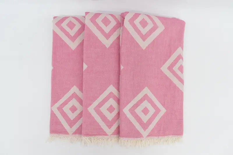 Organic Turkish towel, 70x36 Cotton Geometric Towel, Bath towel, Bride Gift, Wedding Favors, Best lightweight Turkish towel for travel USA - 8