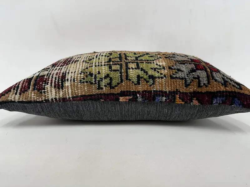 Interior Designer Pillow, Pillow, 12x20 Red Pillow Sham, Handwoven Pillow Cover Pillow, Turkish Kilim Pillow, Sofa Pillow Cover, Vintage Pillow - 5