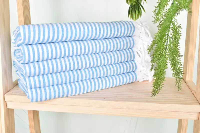 Beach Theme Wedding Gift, 68x36 Cotton Striped Towel, Beach Towel Gift, Personalized Gift For Him, Beach towel, Turkish Towel Beach, Gym Towel - 2