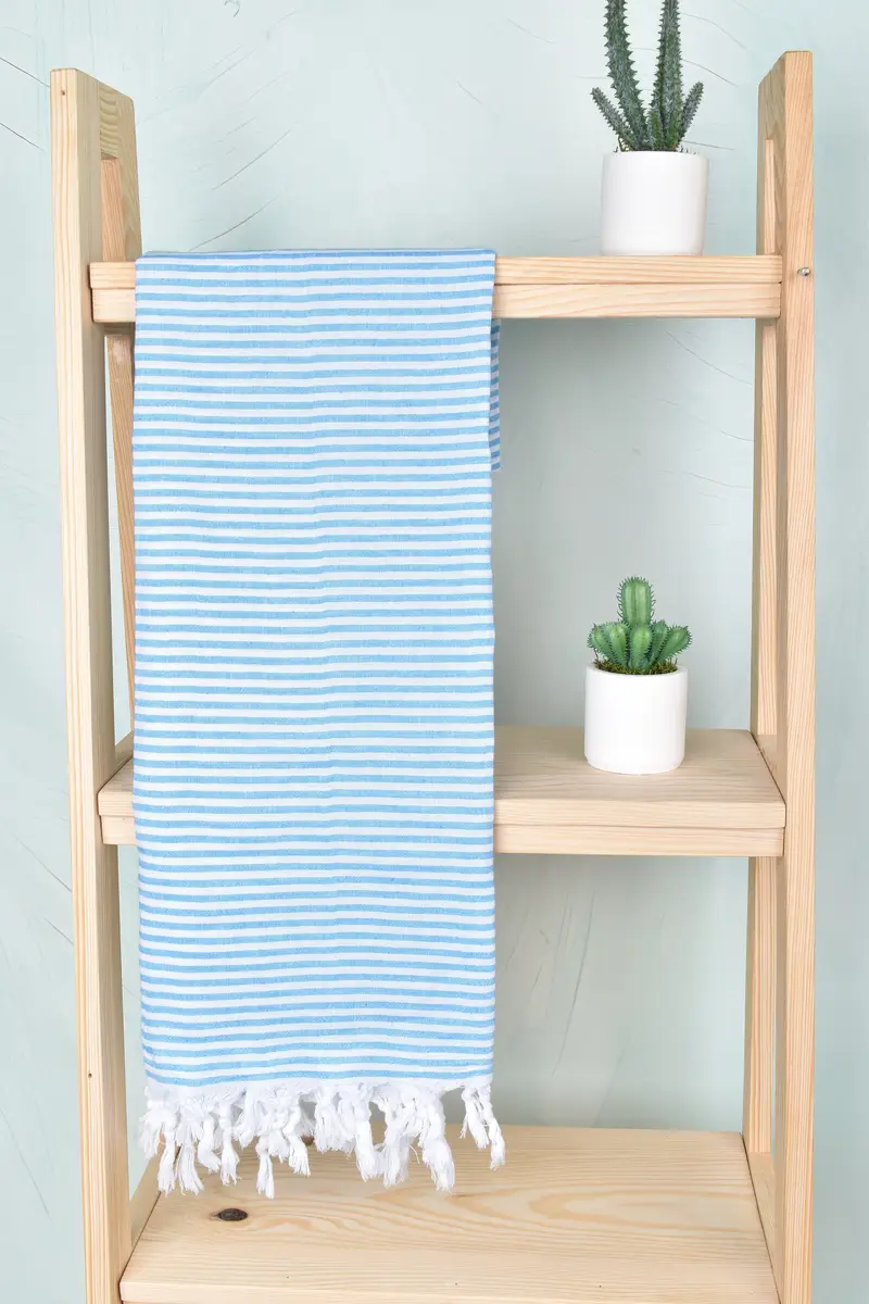 Beach Theme Wedding Gift, 68x36 Cotton Striped Towel, Beach Towel Gift, Personalized Gift For Him, Beach towel, Turkish Towel Beach, Gym Towel - 8