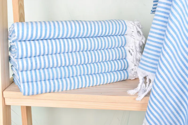 Beach Theme Wedding Gift, 68x36 Cotton Striped Towel, Beach Towel Gift, Personalized Gift For Him, Beach towel, Turkish Towel Beach, Gym Towel - 1