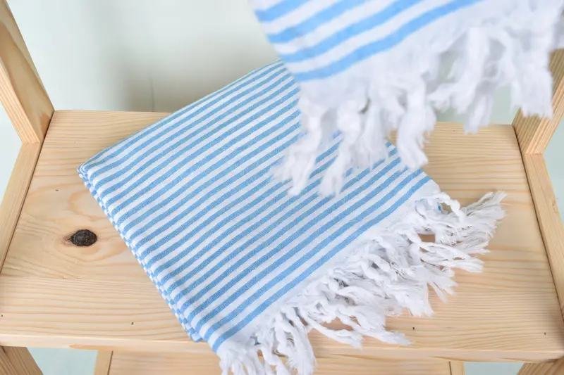 Beach Theme Wedding Gift, 68x36 Cotton Striped Towel, Beach Towel Gift, Personalized Gift For Him, Beach towel, Turkish Towel Beach, Gym Towel - 5