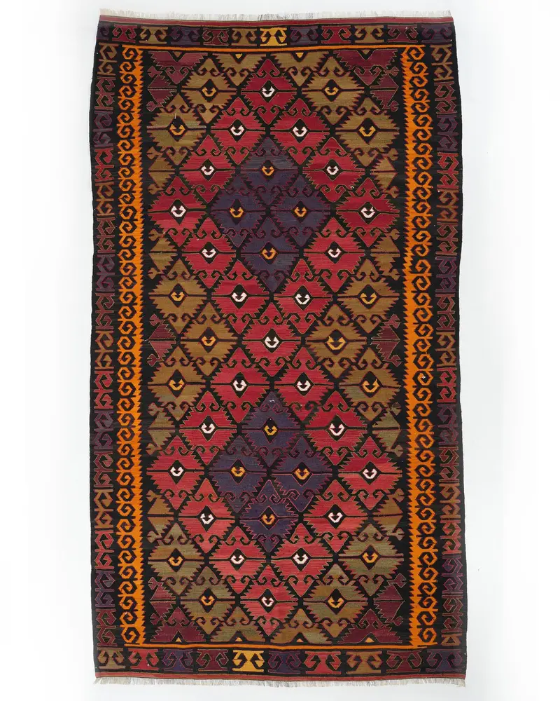 レッドラグ、6.1x11.1フィート エレガントで快適