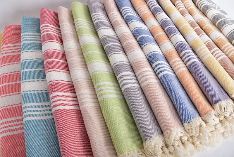 Bachelor Bachelorette Party Favors, Guest Towel, 70x40 Cotton Herringbone Towel, Personalized Bridesmaid Gift, Engagement Gift, Turkish beach towel - 6