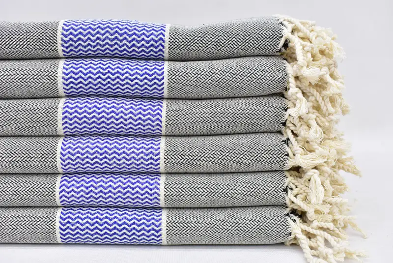Custom Turkish Towel, Luxury towel, Bridal Shower Favors, Organic Beach Towel, Turkish Towel USA, Unique Gift, 70x36 Cotton Striped Towel - 3