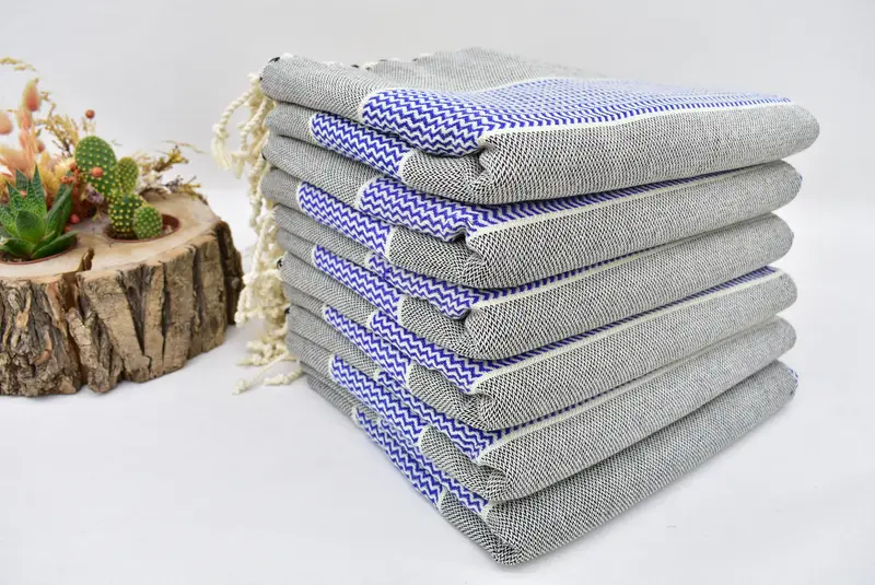 Custom Turkish Towel, Luxury towel, Bridal Shower Favors, Organic Beach Towel, Turkish Towel USA, Unique Gift, 70x36 Cotton Striped Towel - 4