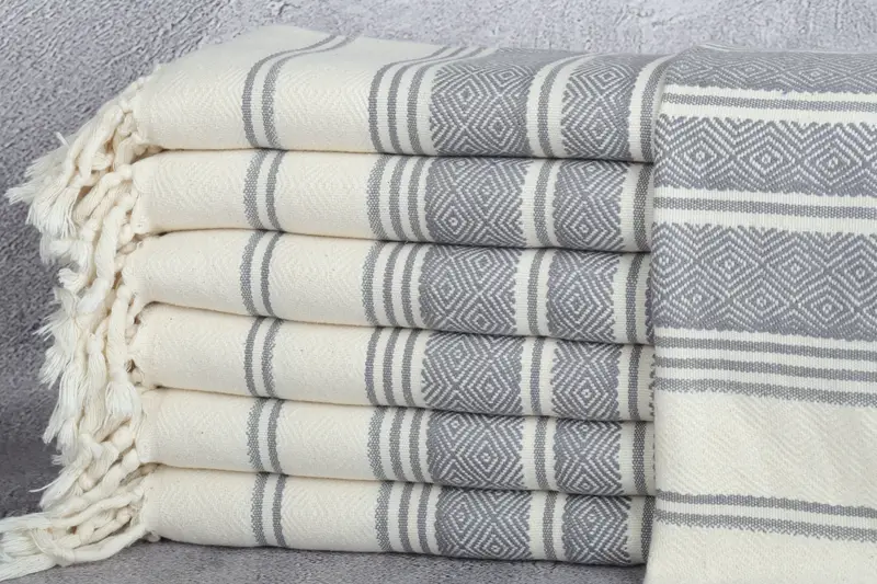 40x18 Cotton Diamond Towel, Custom Hand Towel, Wedding Favors, Kitchen Towel, Personalized Home Gift Wedding, Engagement Gift, Organic Towel - 1