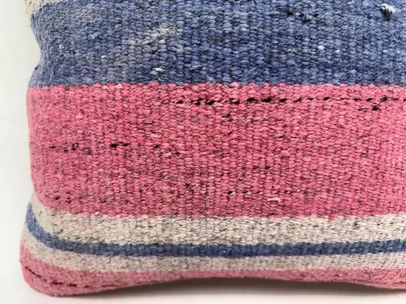 Home Decor Pillow, Throw Kilim Pillow, Muted Pillow, 16x16 Pink Cushion Cover, Bed Cushion, Ethnic Cushion, Boho Pillow Sham Cover, Pillow - 2