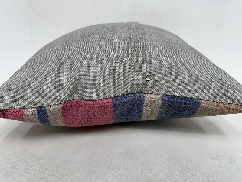 Home Decor Pillow, Throw Kilim Pillow, Muted Pillow, 16x16 Pink Cushion Cover, Bed Cushion, Ethnic Cushion, Boho Pillow Sham Cover, Pillow - 7