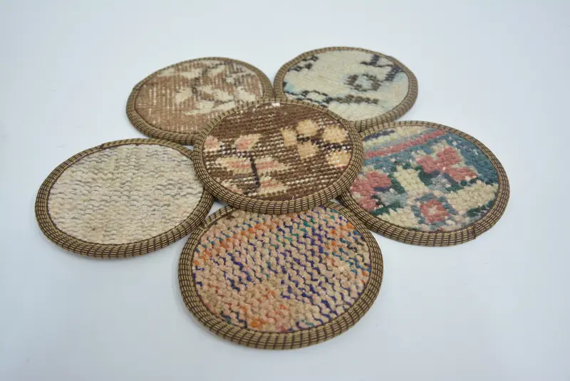 Montaña rusa Kilim marrón y beige, montaña rusa única de decoración del hogar Boho