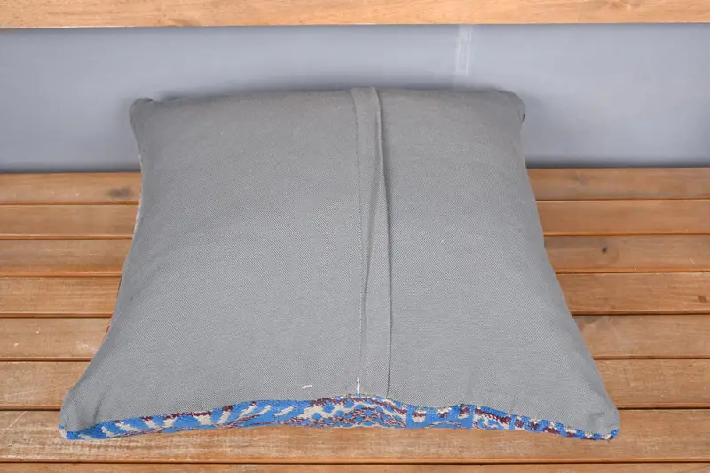 Cushion Cover, Cotton Pillow, Kilim Pillow Cover, Neutral Pillow, Gift Pillow, 20x20 White Pillow Sham, Turkish Kilim Pillow, Chair Pillow - 5