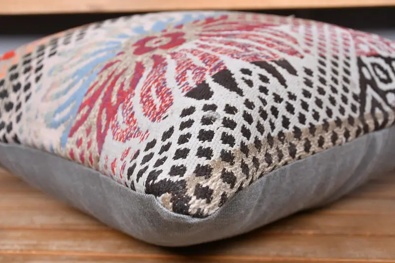 Cushion Cover, Cotton Pillow, Kilim Pillow Cover, Neutral Pillow, Gift Pillow, 20x20 White Pillow Sham, Turkish Kilim Pillow, Chair Pillow - 3