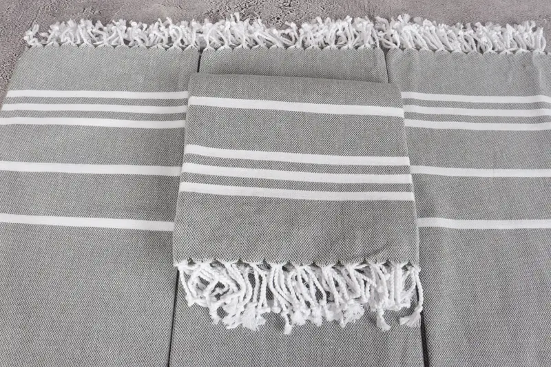 Family Gift Basket, 70x40 Cotton Striped Towel, Bridemaids Beach Towel, Unique Gift, Personalized Wedding Gift, Beach Towel Bulk, Lightweight towel - 4