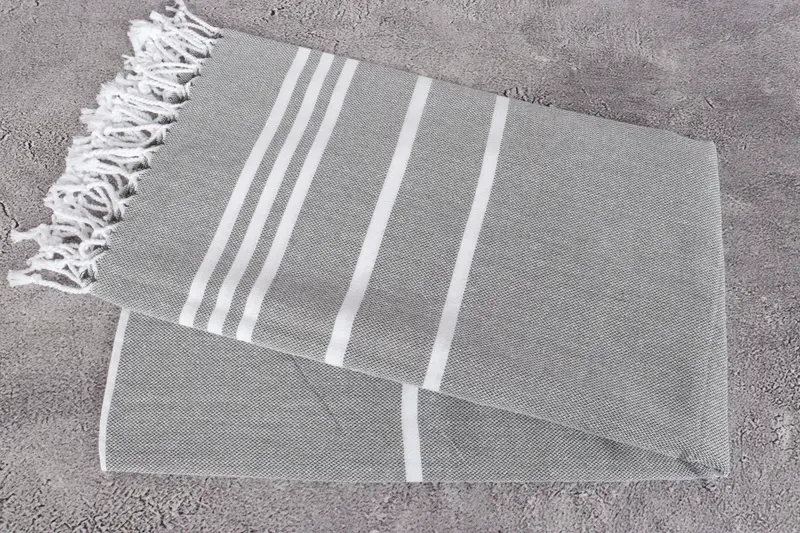 Family Gift Basket, 70x40 Cotton Striped Towel, Bridemaids Beach Towel, Unique Gift, Personalized Wedding Gift, Beach Towel Bulk, Lightweight towel - 6