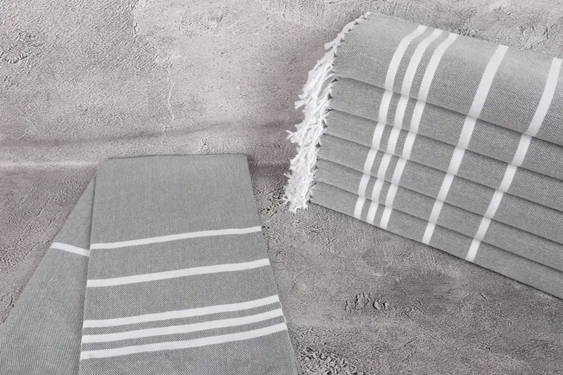 Family Gift Basket, 70x40 Cotton Striped Towel, Bridemaids Beach Towel, Unique Gift, Personalized Wedding Gift, Beach Towel Bulk, Lightweight towel - 2