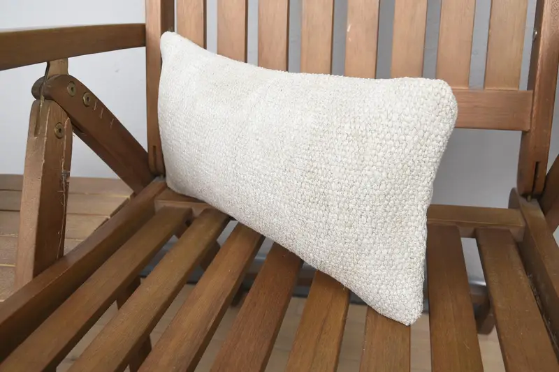 Ikat Pillow Sham, Pillow Case, Art Deco Pillow Case, Gift Pillow, Throw Kilim Pillow, 8x16 Beige Pillow Case, Pillow for Couch, Anatolian Cushion - 3