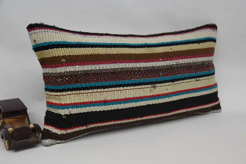12x24 Yellow Cushion Cover, Living Room Throw Pillow Sham, Turkish Pillow, Cushion, Turkish Kilim Pillow, Cozy Throw Pillow, Antique Pillows - 2