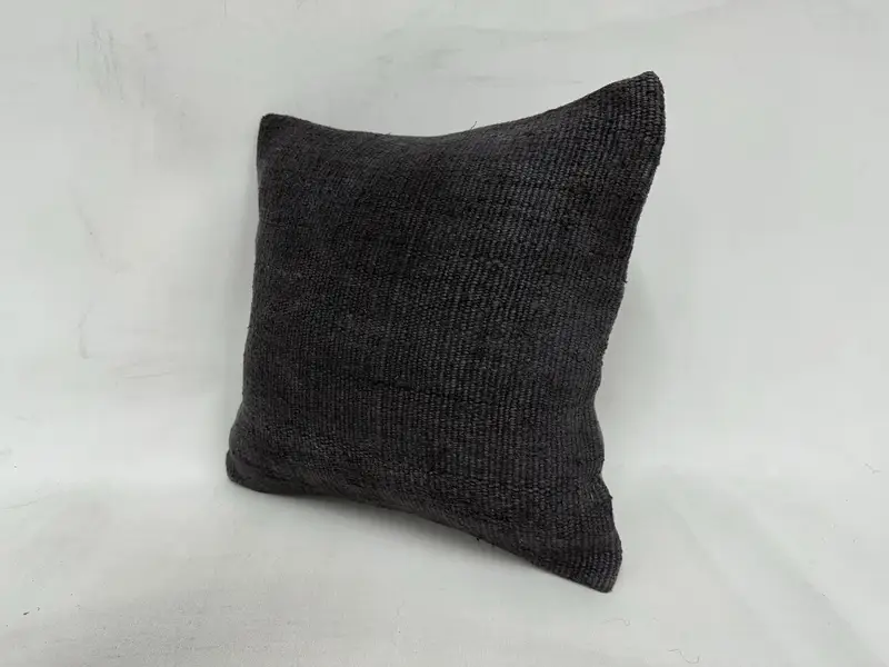 16x16 Gray Pillow Case, Pillow for Couch, Cushion Case, Tapestry Pillow Cover, Turkish Kilim Pillow, Turkish Pillow, Luxury Pillow Case - 4
