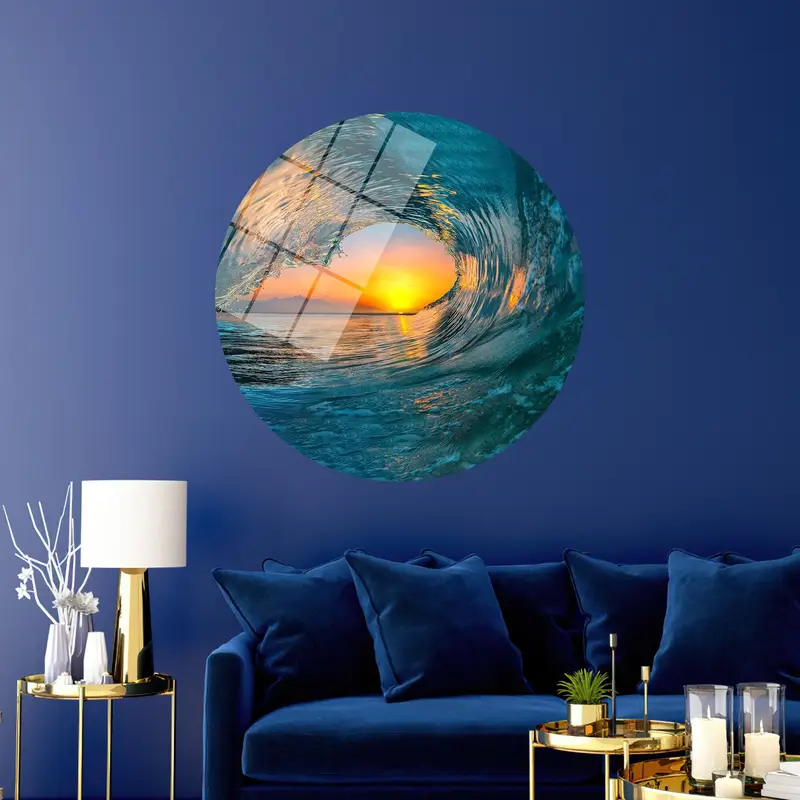 Elegant Sunset Seascape Canvas: Nature's Beauty Unleashed