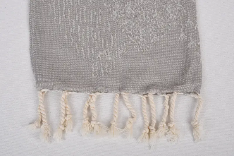 Monogram yemek havlu, onun için hediye, 36x18 pamuklu dağ tasarım havlu, kişiselleştirilmiş el havlu, monogramlı el havlu, Türk havlu el havlu - 3