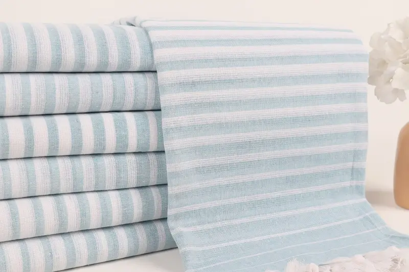 Personalized Gift For Him, Mexico Bachelorette Party Gifts, Pool Towels, Hammam towel, Best Beach Towel, 70x40 Cotton Striped Towel, Wedding Gift - 2