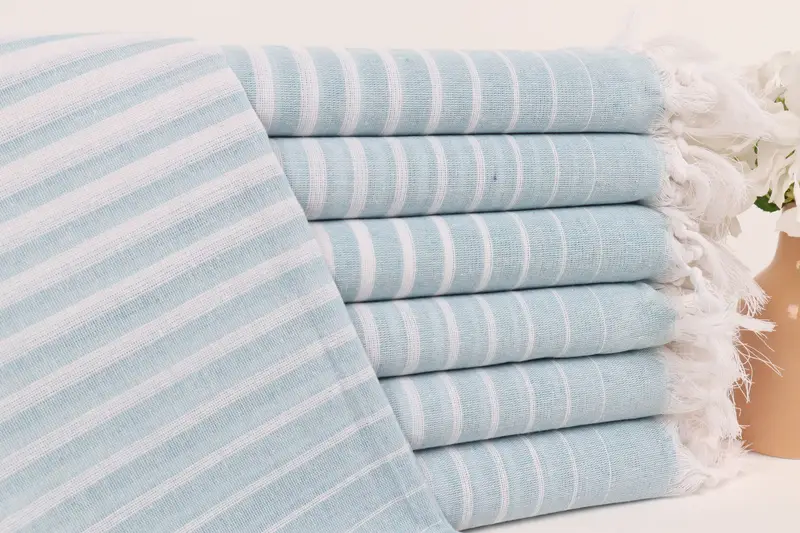Personalized Gift For Him, Mexico Bachelorette Party Gifts, Pool Towels, Hammam towel, Best Beach Towel, 70x40 Cotton Striped Towel, Wedding Gift - 1