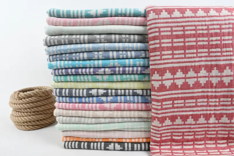 Personalized Bridesmaid Beach Towel, Monogram Turkish Towel, Home Decor Gifts, Luxury towel, 70x40 Cotton Kilim Design Towel, Spa Gift, Travel Towel - 1
