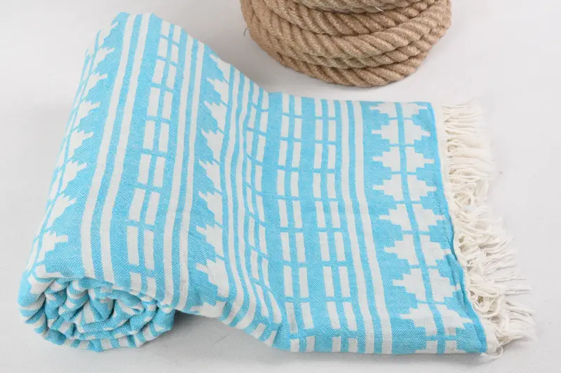Personalized Bridesmaid Beach Towel, Monogram Turkish Towel, Home Decor Gifts, Luxury towel, 70x40 Cotton Kilim Design Towel, Spa Gift, Travel Towel - 7