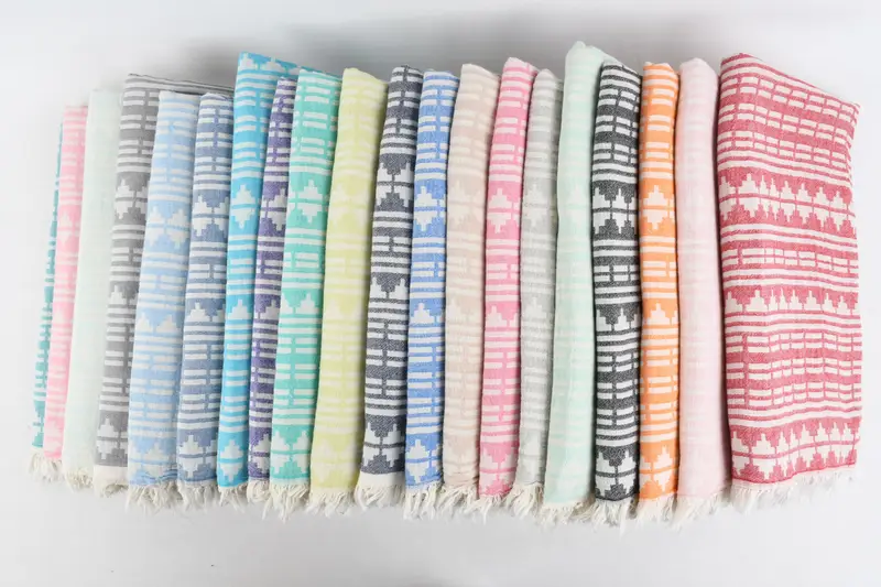 Personalized Bridesmaid Beach Towel, Monogram Turkish Towel, Home Decor Gifts, Luxury towel, 70x40 Cotton Kilim Design Towel, Spa Gift, Travel Towel - 4