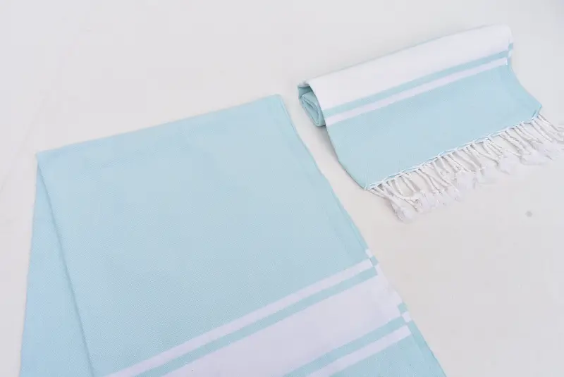 Monogram Hand Towel, Monogram Kitchen Towel, Xmas Gifts, Personalized Kitchen Towel, Summer Gift, Monogram Dish Towel, 36x24 Cotton Striped Towel - 7