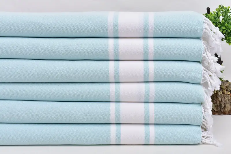 Monogram Hand Towel, Monogram Kitchen Towel, Xmas Gifts, Personalized Kitchen Towel, Summer Gift, Monogram Dish Towel, 36x24 Cotton Striped Towel - 3