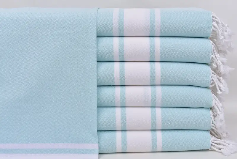 Monogram Hand Towel, Monogram Kitchen Towel, Xmas Gifts, Personalized Kitchen Towel, Summer Gift, Monogram Dish Towel, 36x24 Cotton Striped Towel - 1