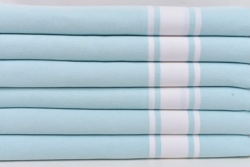 Monogram Hand Towel, Monogram Kitchen Towel, Xmas Gifts, Personalized Kitchen Towel, Summer Gift, Monogram Dish Towel, 36x24 Cotton Striped Towel - 2