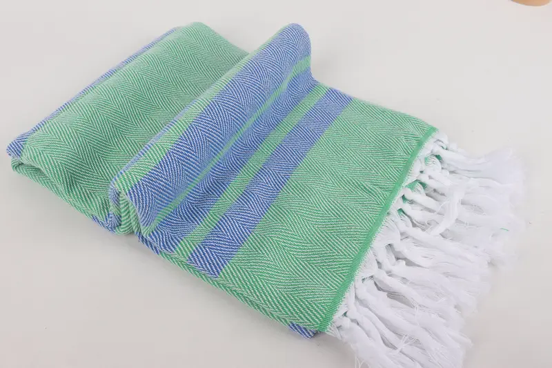 68x36 Cotton Chevron Towel, Luxury Turkish beach towel with fringe, Custom Wedding Gifts, Christmas Favors, Luxury towel, Wedding Gifts Towel - 6
