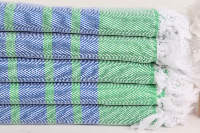 68x36 Cotton Chevron Towel, Luxury Turkish beach towel with fringe, Custom Wedding Gifts, Christmas Favors, Luxury towel, Wedding Gifts Towel - 3