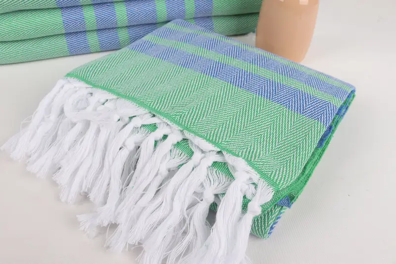 68x36 Cotton Chevron Towel, Luxury Turkish beach towel with fringe, Custom Wedding Gifts, Christmas Favors, Luxury towel, Wedding Gifts Towel - 5