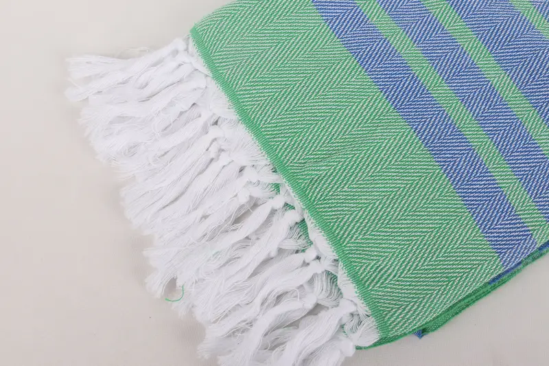 68x36 Cotton Chevron Towel, Luxury Turkish beach towel with fringe, Custom Wedding Gifts, Christmas Favors, Luxury towel, Wedding Gifts Towel - 7