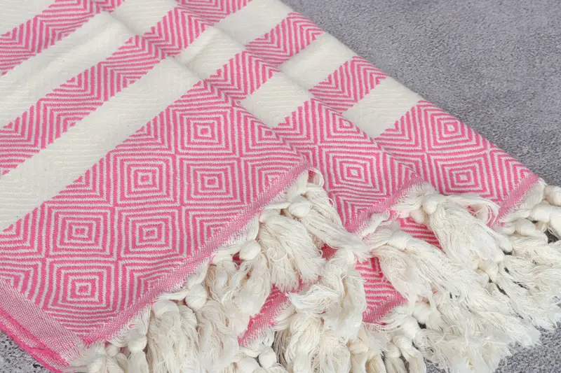 Personalized Kitchen Towel, 32x20 Cotton Diamond Towel, Bachelorette Party Favors, Monogrammed Hand Towel, Custom Hand Towel, Organic Tea Towel - 5