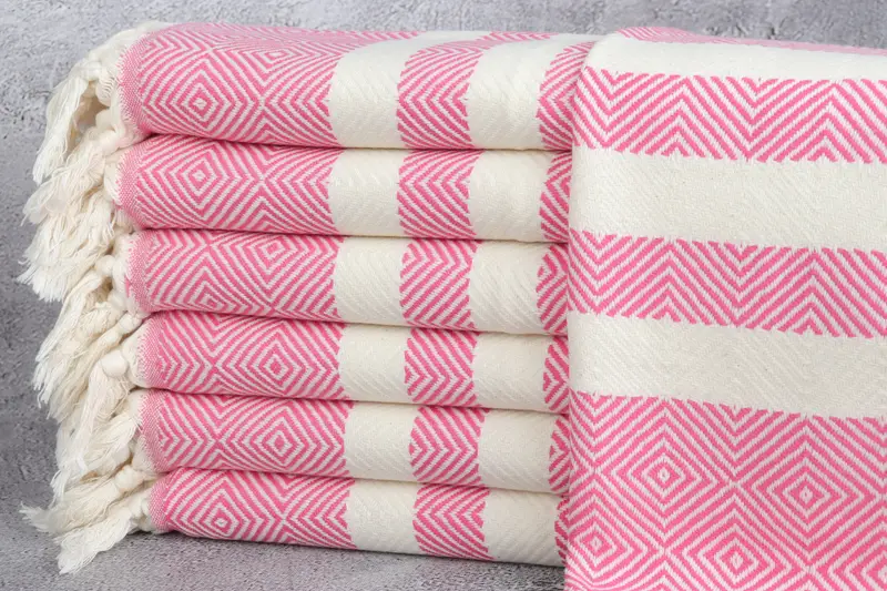 Personalized Kitchen Towel, 32x20 Cotton Diamond Towel, Bachelorette Party Favors, Monogrammed Hand Towel, Custom Hand Towel, Organic Tea Towel - 1