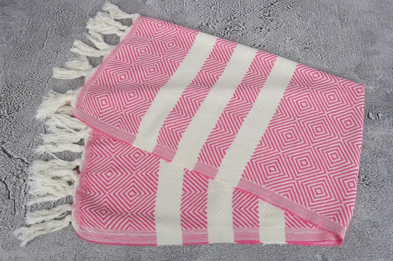 Personalized Kitchen Towel, 32x20 Cotton Diamond Towel, Bachelorette Party Favors, Monogrammed Hand Towel, Custom Hand Towel, Organic Tea Towel - 6