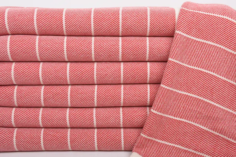 Family Gift, Turkish Tea Towel, Bridesmaid Gift, 36x16 Cotton Striped Towel, Kitchen Towel, Small Bath Towels, Monogram Turkish Bath Towel - 2