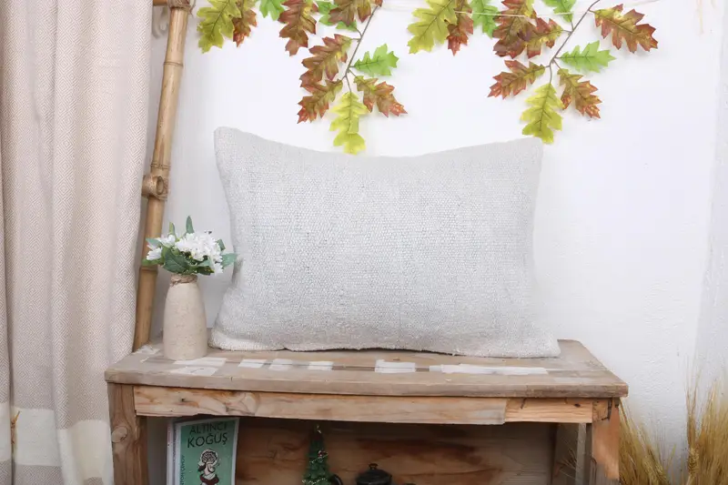 Gesticktes Südwestliches Kissen, 16x24 handgemachtes Wurfkissen