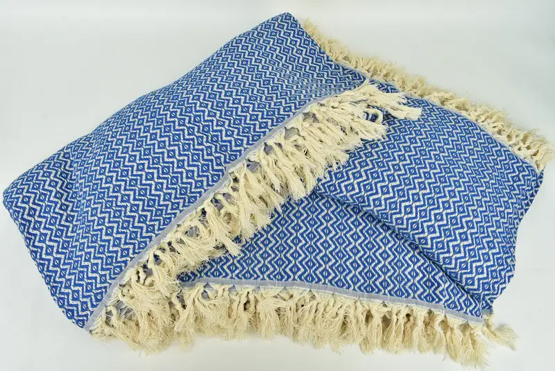 Personalize Gift, 96x80 Cotton Diamond Towel, Decorative Blanket, Wedding Favors, Turkish Blanket, Beach Bachelorette Party Decorations - 6