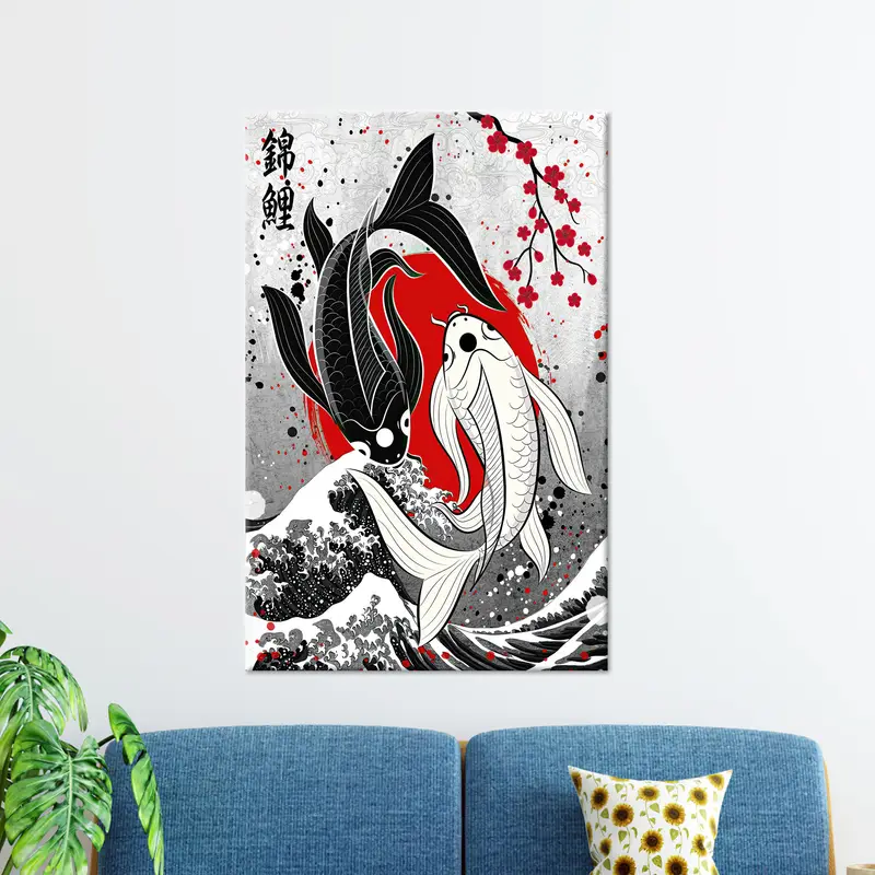 Modern Anime Balık Kanvası: Anime Severler için Son Moda Sanat