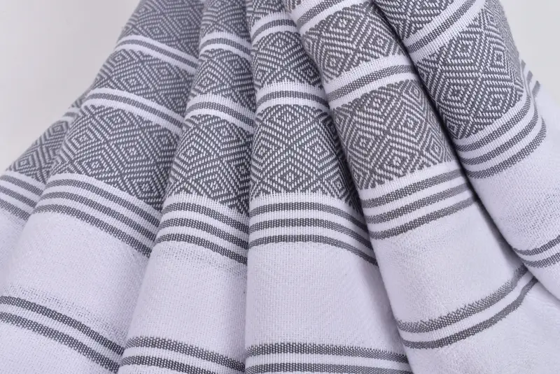 Beach Towel Bulk, Absorbent towel, Bathroom Towel, Lightweight Turkish towel, Personalized Bridesmaid Beach Towel, 70x40 Cotton Diamond Towel - 5